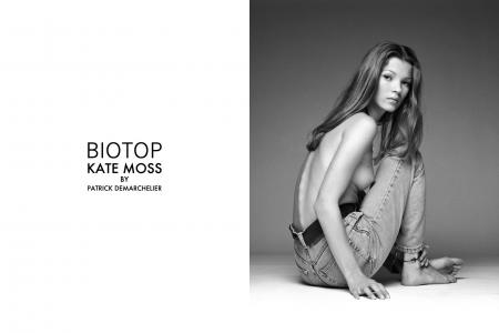 パトリック・デマルシェリエが撮影したケイト・モスを