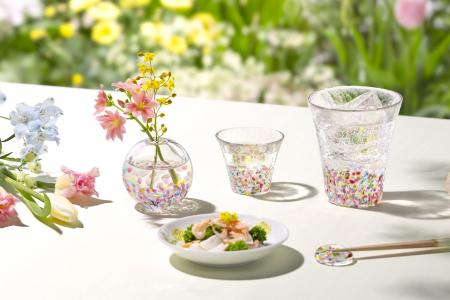 津軽びいどろ「にほんの色ふうけい 春の丘」3月10日発