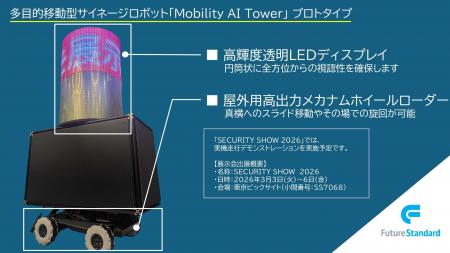 【初公開】多目的移動型サイネージロボット「Mobility 【初公開】多目的移動型サイネージロボット「Mobility