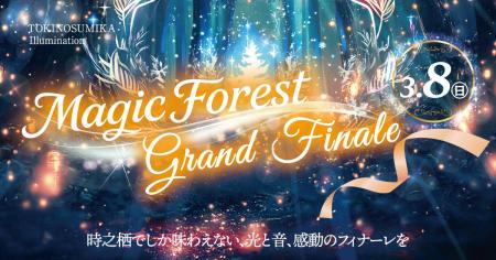 富士山の麓で体験する、光と噴水×花火×ダンスのラスト