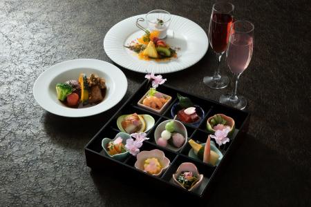 【水戸プラザホテル】和の装いで初登場、桜イブニング