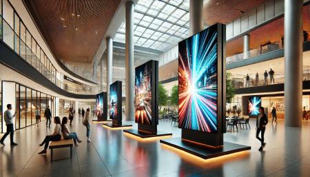 【商業施設の体験価値を最大化】「空間演出サイネージ