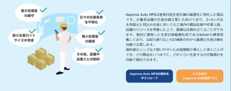 中期生産計画の平準化を短時間で体験できる「Asprova 中期生産計画の平準化を短時間で体験できる「Asprova