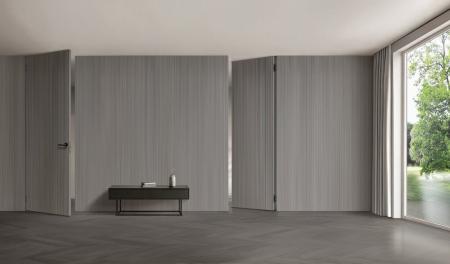 壁と完全に一体化する室内ドアを新開発