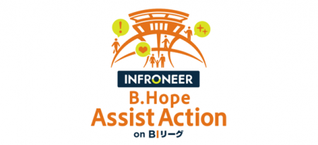 「インフロニア B.Hope Assist Action on BIリーグ」