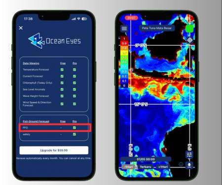 オーシャンアイズ、OEViewの有料版機能「メバチマグロ