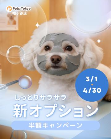 【PetsTokyo 幡ヶ谷店店】しっとりサラサラ新オプショ