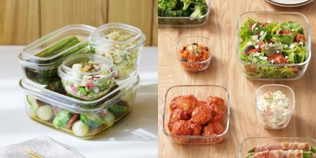 無印良品「蓋をしたままレンジで使える 耐熱ガラス容