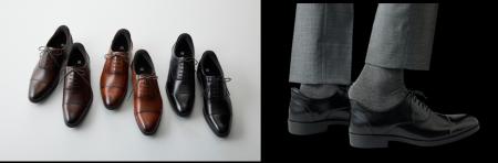 手を使わず、立ったまま履けて、瞬間でフィットする「