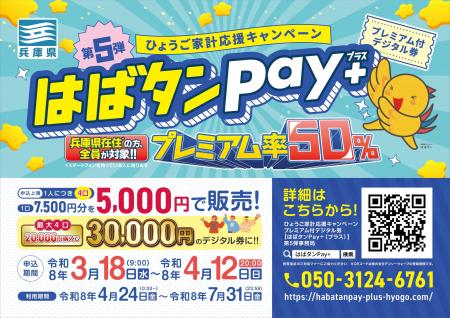 【兵庫県】ひょうご家計応援キャンペーン プレミアム