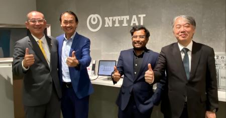 TranscelestialとNTT-AT、ワイヤレスレーザ通信システ