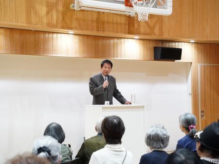 警察庁特別防犯対策監 杉良太郎氏　西麻布いきいきプ