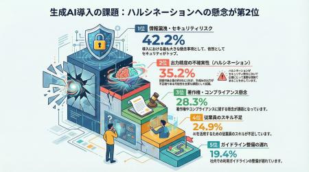 【505名調査】生成AIのハルシネーションを35.2%の企業