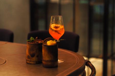 【メルキュール京都ステーション】天然竹のグラスで味