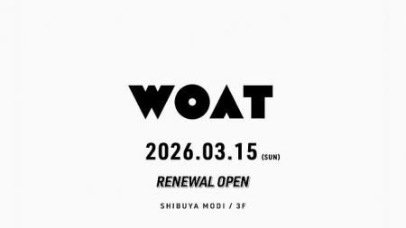 クリエイターグッズショップ「WOAT」、渋谷MODIに移転