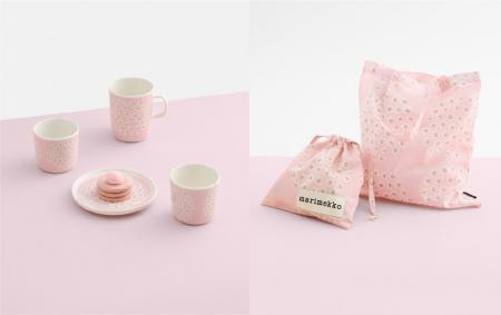 ［マリメッコ]桜を感じさせるピンクのPukettiホームコ