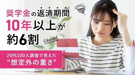 奨学金の返済期間、10年以上が約6割-20代100人調査で