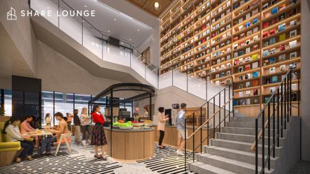 「SHARE LOUNGE 東急ステイ メルキュール 広島」を202