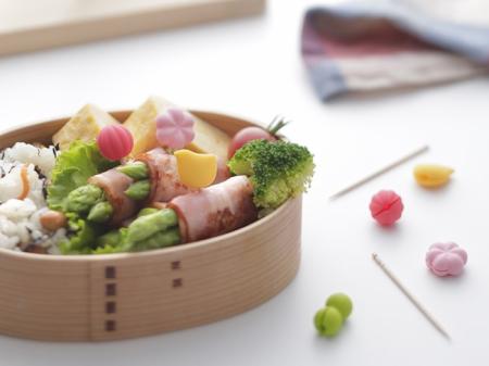 調理後のつまようじに付けるだけ！ お弁当に彩りを添