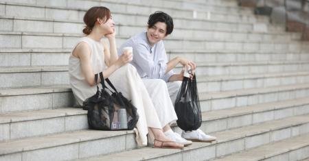 機能性とトレンド感を兼ね備えたメッシュ素材を初めて