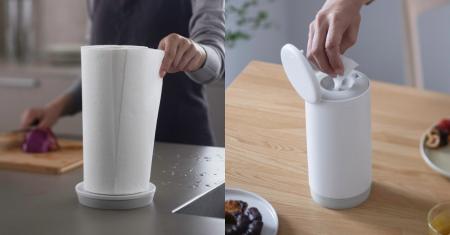 片手で使える「キッチンペーパーホルダー」「ウェット