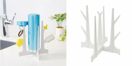 水筒約3本分がまとめて干せる『ボトル水切りスタンド