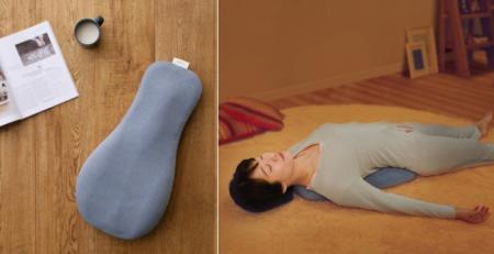 就寝前に5分横になるだけでリラックス。 新発想のスト