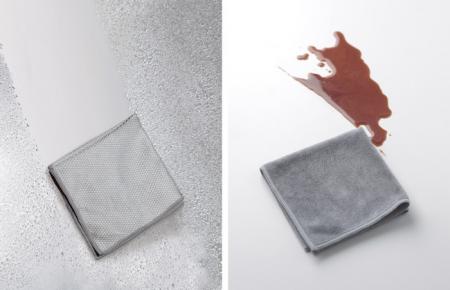 掃除用マイクロファイバークロス2種が新発売。