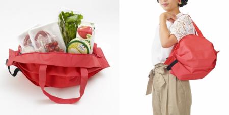 大ヒット中！ 一気にたためるバッグに、初めて保冷機