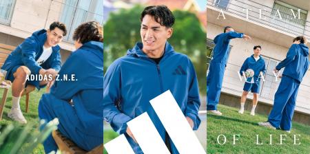 「アディダス Z.N.E.」SS26　春夏を快適に過ごせる新