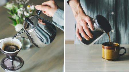 思いのままに注げる『ドリップケトル』とシンプルでお