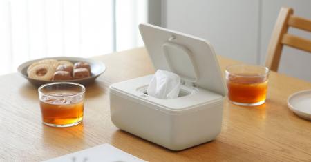 乾燥を防ぎ、ワンタッチで開く「シートケース」が、さ