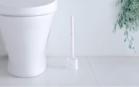 シートを取り付けてトイレ掃除ができる、ブラシのない