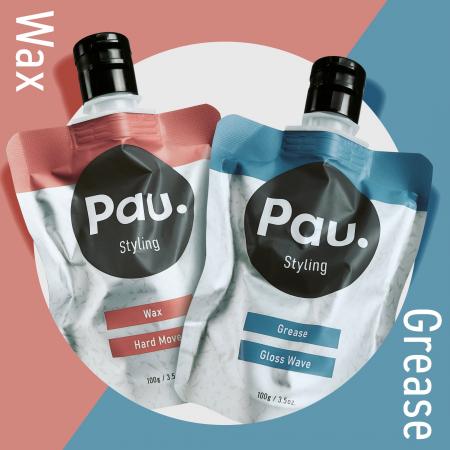 【新感覚】パウチ容器のメンズヘアワックス・ヘアグリ