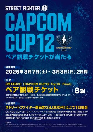 【「CAPCOM CUP 12」開催記念！】ペア観戦チケット(1