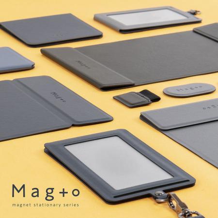 ピタッと寄り添う、磁石の文具。 「Mag＋o（マグト）