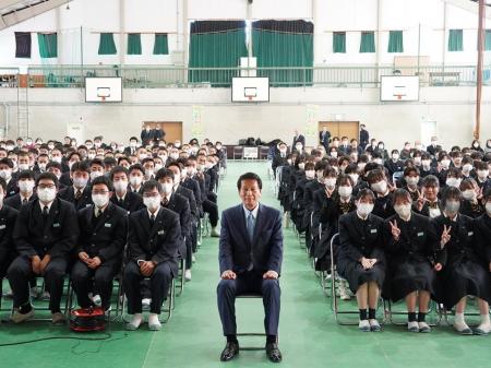 警察庁特別防犯対策監 杉良太郎氏　宮崎県都城高等学