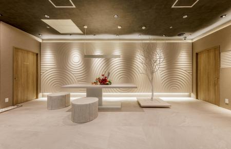 プレサンス「京都烏丸」マンションサロン、空間構成を