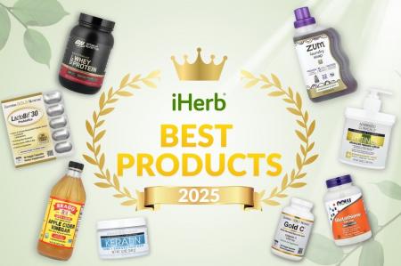 iHerb、2025年 年間売上ランキングを発表！日本の消費
