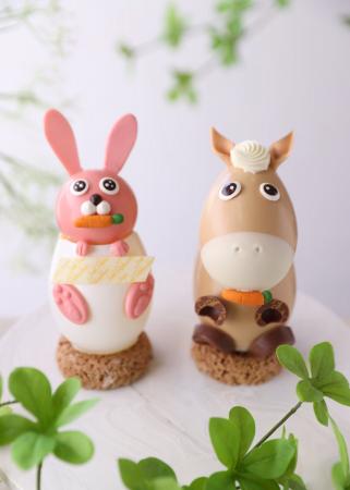 ジョエル・ロブションのイースター　干支ウマ＆ウサギ