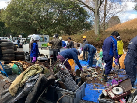 金勝山（こんぜやま）「林道クリーン作戦」に今年も参