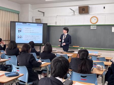 浜川中学校1年生対象「しながわドリームジョブ」に参