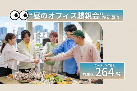 【歓送迎会は夜からランチへ】“昼のオフィス懇親会”が