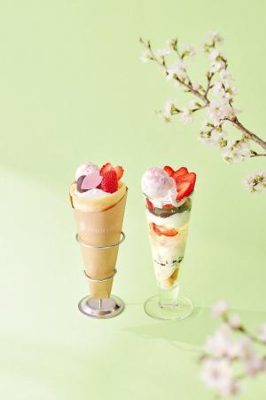 百貨店生パフェに“パティシエ技術”を融合。卸市場仕入 百貨店生パフェに“パティシエ技術”を融合。卸市場仕入