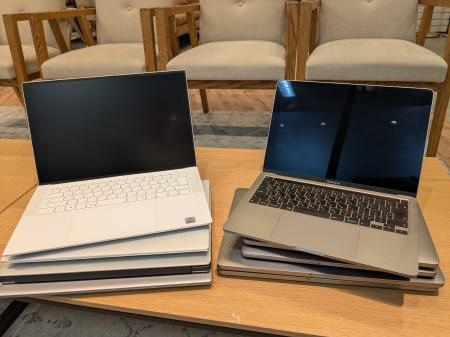 マクビープラネットが廃棄予定の使用済みパソコンをラ