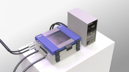 卓上型無風恒温槽「ワンデバイスチャンバー」をモデル
