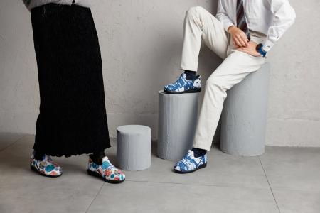 障がい者のアートが靴に　ー 徳武産業×征峯会『あゆみ