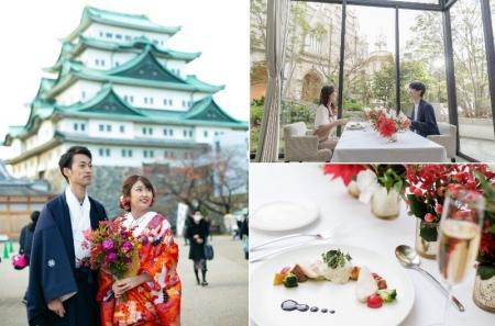 名古屋城で誓う「和」の伝統美、「和婚スタイル 名古