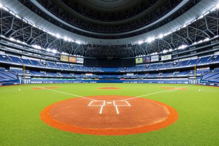 ミズノ野球専用人工芝「MS CRAFT BASEBALL TURF」の張