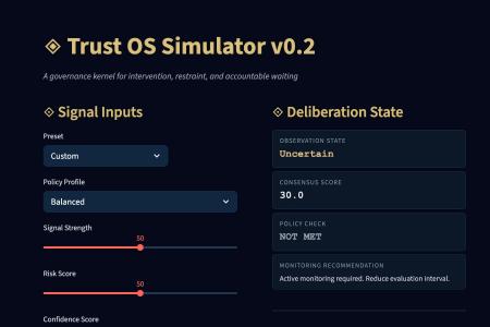 AI時代の信頼設計「Trust OS」構想を、2026年3月正式